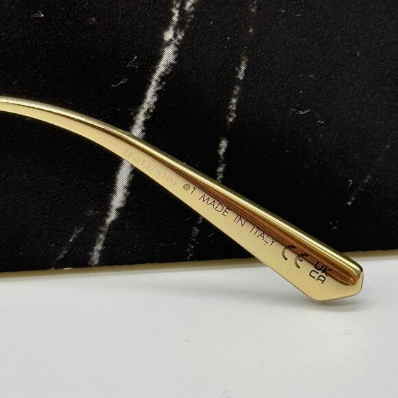 NEW DIOR DIORCANNAGE R1U B0A1 WOMEN GOLD SUNGLASSES - Picture 8 of 9